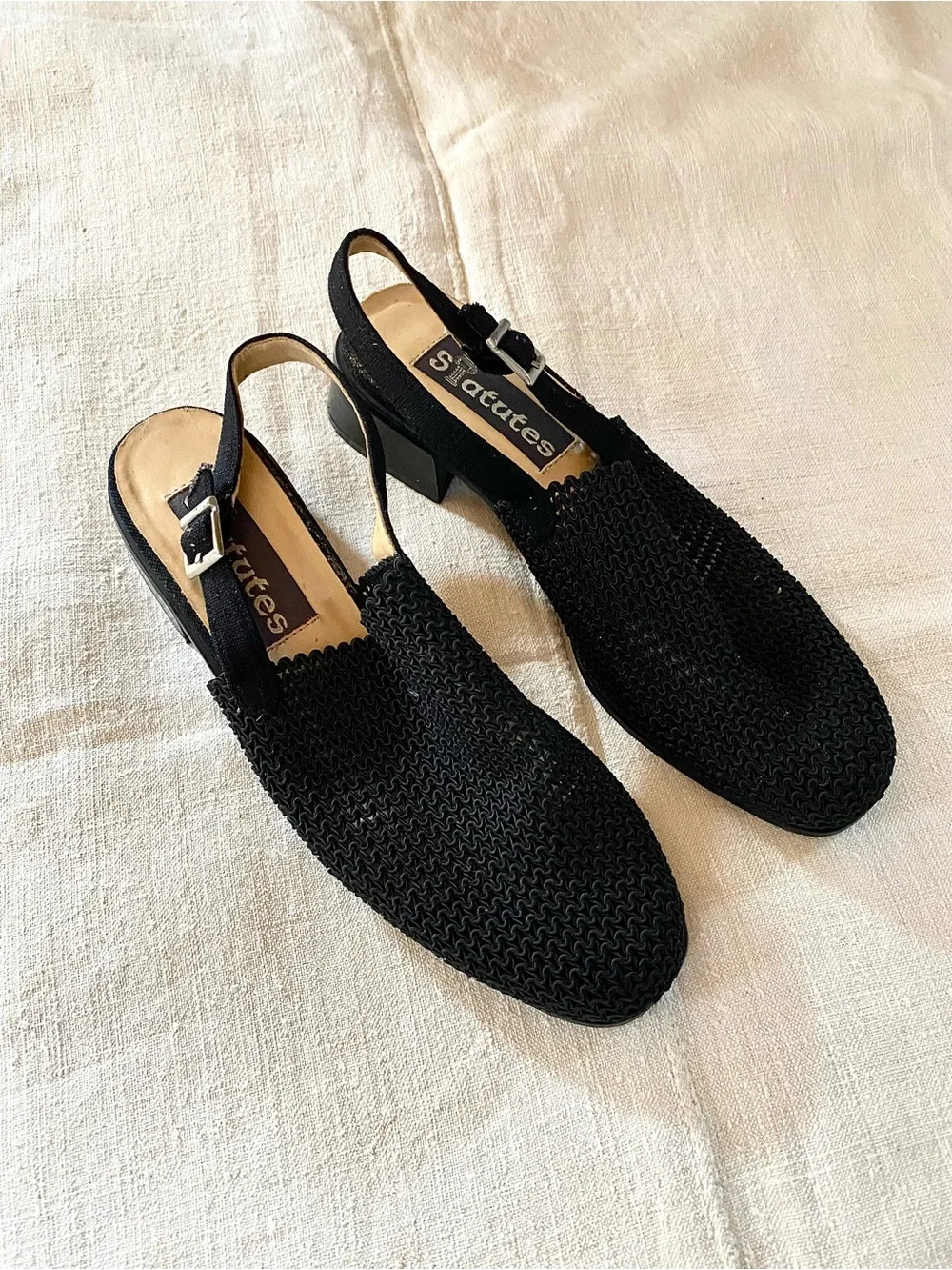 VTG Mesh Slip-On Heel Strap Sandals